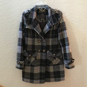 COOGI Women’s Plaid Coat